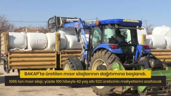 ABB, BAKAP'ta ürettiği mısır silajlarını çiftçiye dağıtıyor