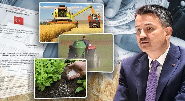 Bakan Pakdemirli: Gübre desteklemelerinin %100 artışına ilişkin karar resmi gazetede yayımlandı