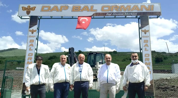 DAP Bal Ormanının açılışı Şenkaya’da yapıldı
