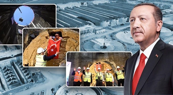 Ergene Nehrini kurtaracak Derin Deniz Deşarjı Tüneli Cumhurbaşkanı Erdoğan’ın katıldığı törenle tamamlandı