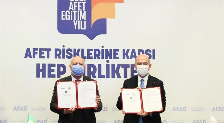 İçişleri Bakanlığı ile Türkiye Ziraat Odaları Birliği (TZOB) arasında "Afet Eğitim İşbirliği Protokolü" imzalandı