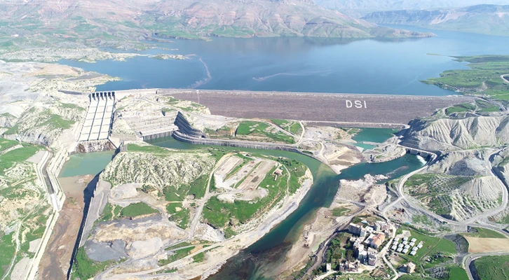 Ilısu Prof. Dr. Veysel Eroğlu Barajı ve HES’ten milli ekonomiye 600 milyon katkı