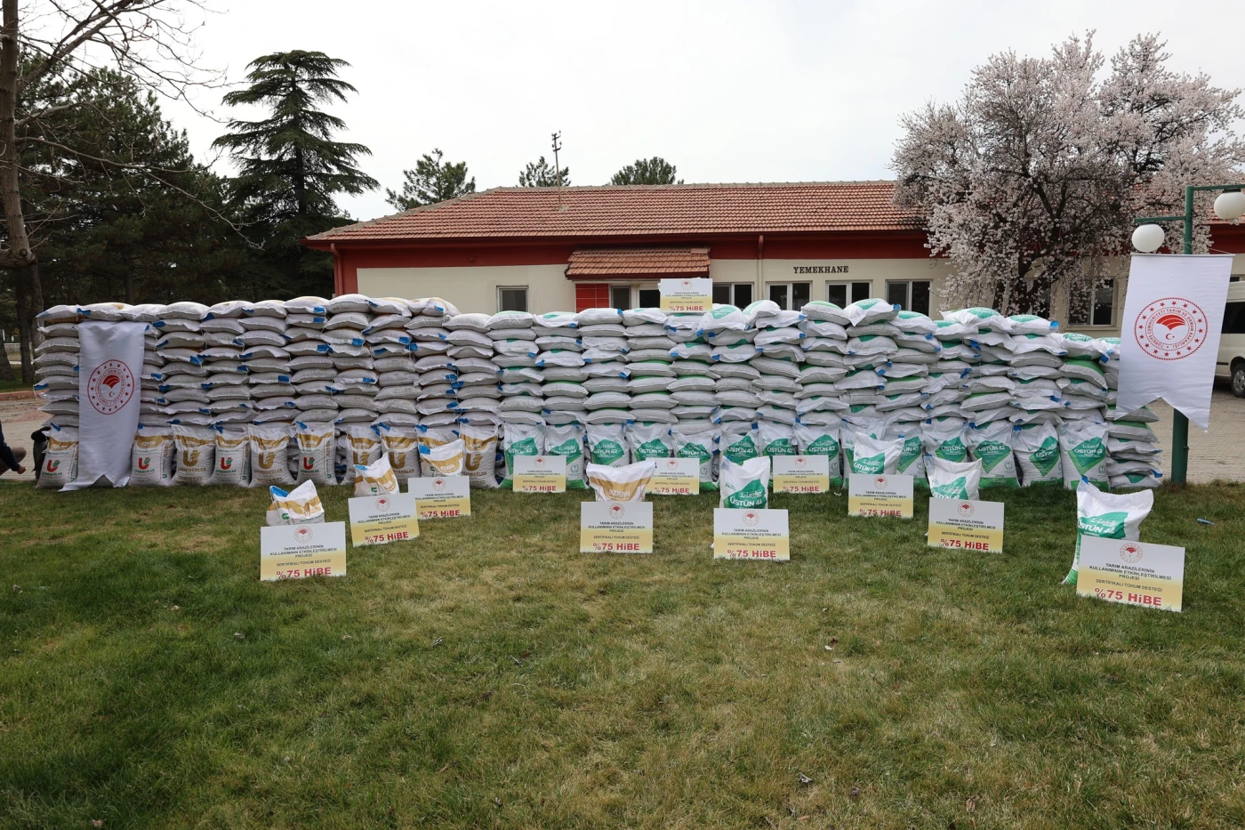 Nevşehir ve ilçelerinde çiftçilere hibe sertifikalı tohum dağıtıldı