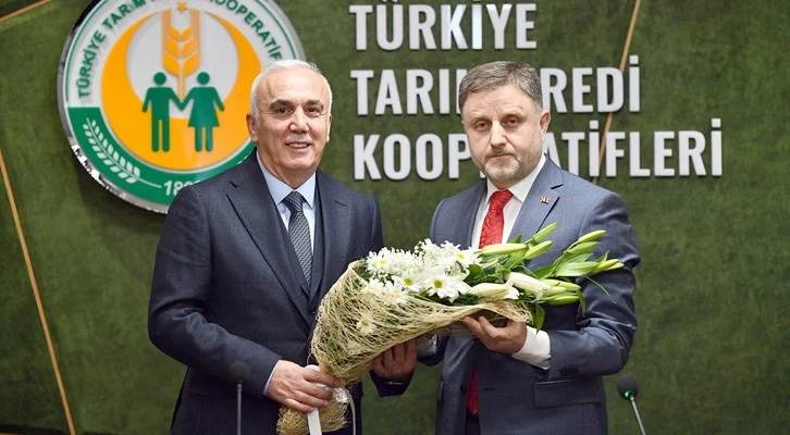 Tarım Kredide devir teslim töreni yapıldı