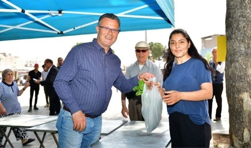 Alaşehir’de çiftçiye 70 bin fide desteği