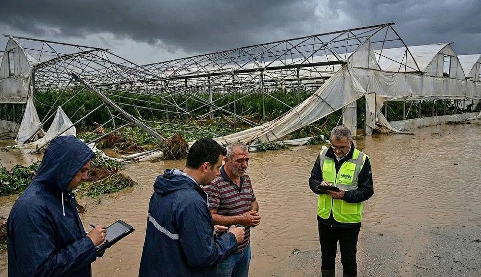 Antalya’daki sera üreticilerine Bakan Yumaklı’dan mesaj: "Hasar tespit çalışmaları başladı!"