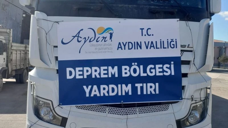 Aydın'dan Adıyaman'a 50 ton hayvan yemi yardımı