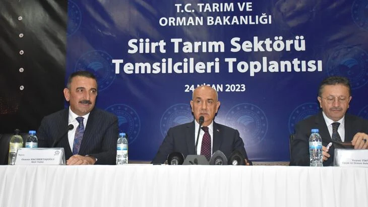 Bakan Kirişci: Tarım sektörü ihracatında 30 milyar doları yakaladık
