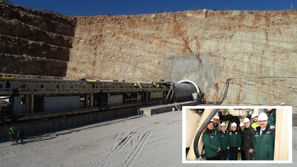 Bakan Yumaklı: Diyarbakır'da Babakaya Sulama Tüneli'nde ikinci tüp kazı çalışmaları başladı