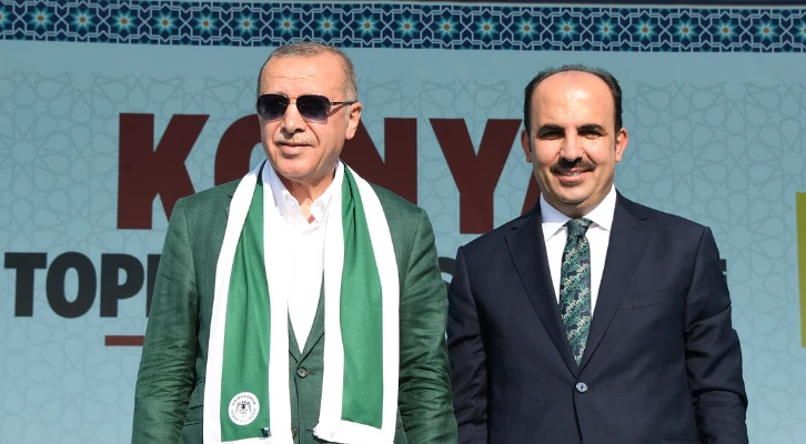 Başkan Altay'dan Cumhurbaşkanı Erdoğan'a 'Konya Ovası Sulaması' teşekkürü