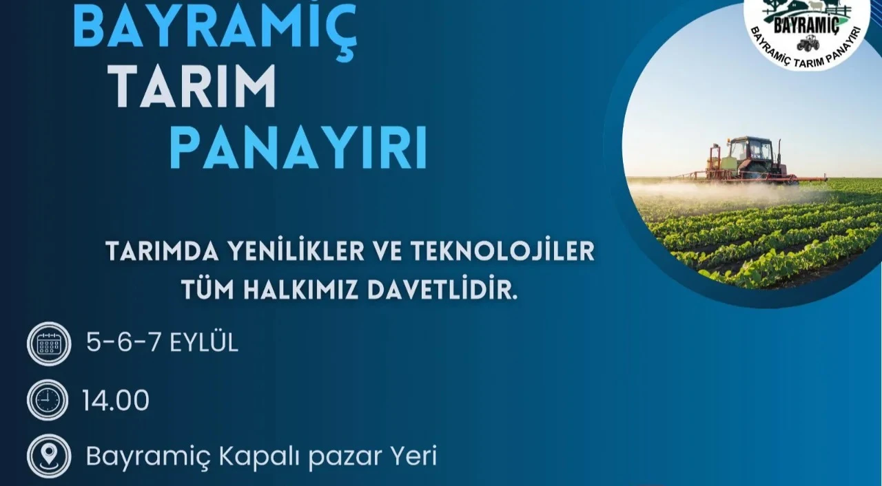 Bayramiç tarım panayırı başlıyor