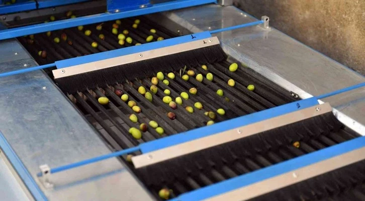 Büyükşehir'den köylüye zeytin ölçülendirme makinesi