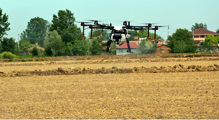Çeltik tarlaları 'Zirai İnsansız Hava Aracı' ile ilaçlanacak
