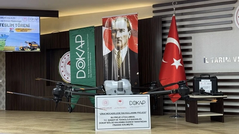 Çorum'da çiftçilere 11 milyon liralık tarım makinesi desteği verildi