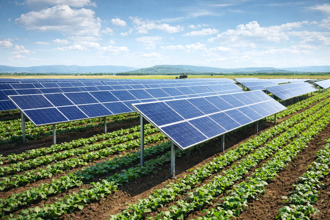 "Güneş panelli tarlalar" (Agrivoltaik) yılı: Hem elektrik hem ürün hasadı