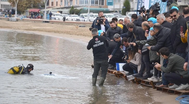 İzmit Körfezi'ne 6 bin balık yavrusu bırakıldı