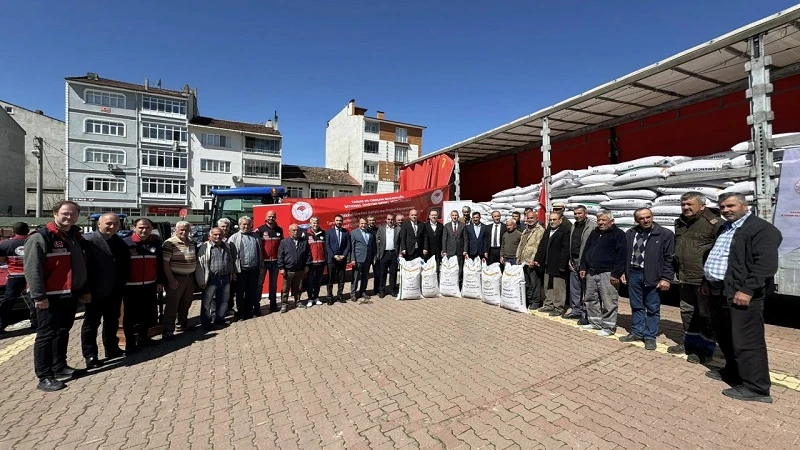 Kastamonu'da 212 çiftçiye 52 ton çeltik tohumu dağıtıldı