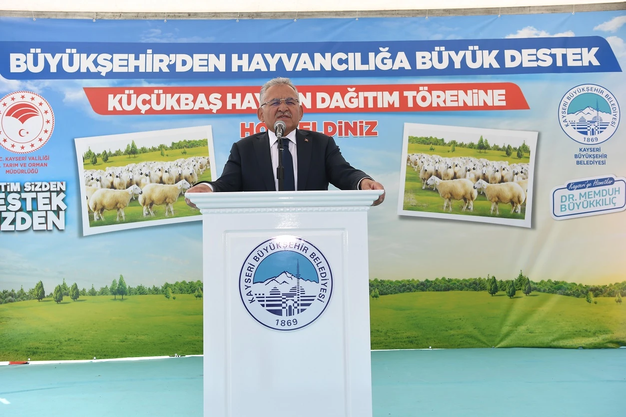 Kayseri Büyükşehir Belediyesi tarım ve hayvancılığa 226 milyon 172 bin lira destek sağladı