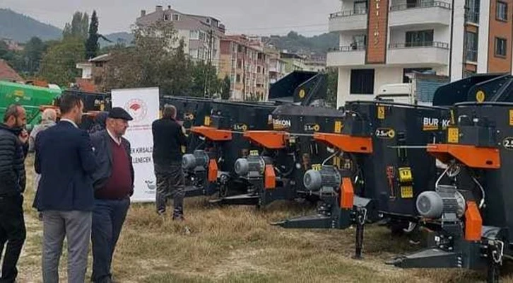 Sinop Boyabat’ta çiftçiye yüzde 70 hibeli makine