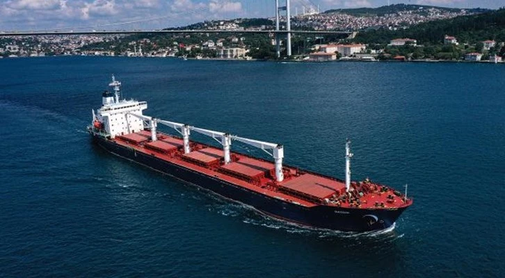 Tahıl koridorunda taşınan tahıl 13 milyon tonu geçti