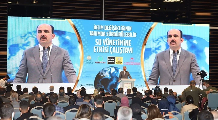 ‘‘Tarımı sürekli kılmanın tek yolu suyun kontrollü kullanılmasıdır’’