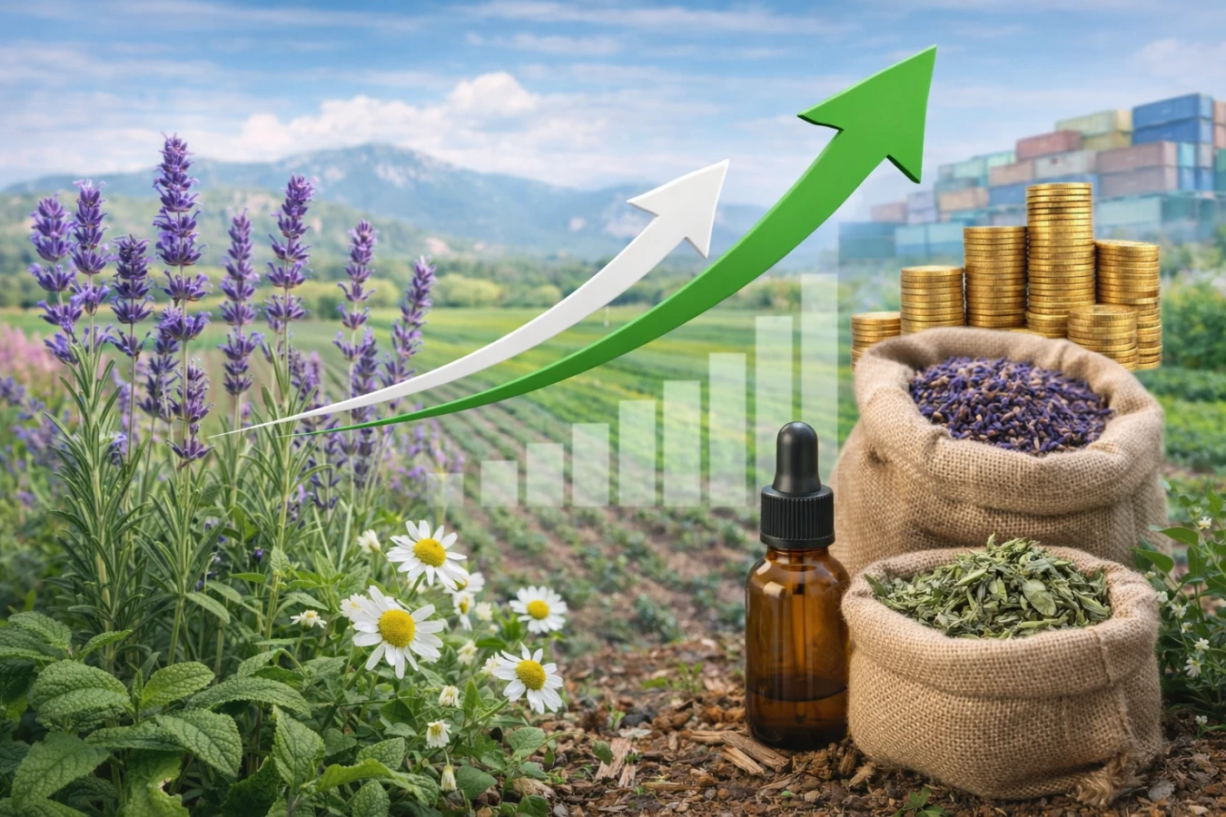 Tıbbi ve aromatik bitkilerde üretim ve ihracat hedefi büyüyor