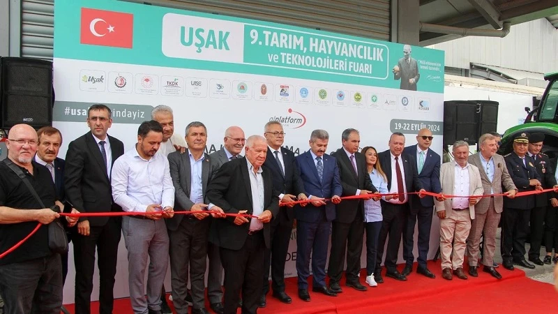 Uşak 9. Tarım, Hayvancılık ve Teknolojileri Fuarı açıldı